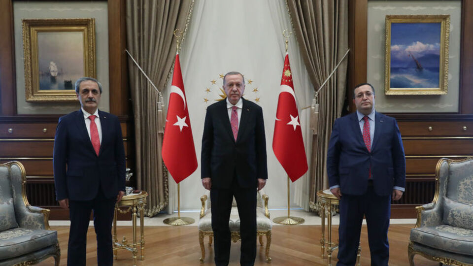 Erdoğan, Yargıtay Cumhuriyet Başsavcısı Şahin'i kabul etti