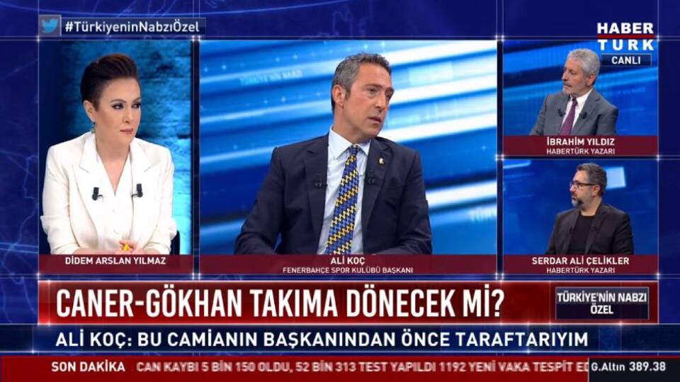 Ali Koç, Habertürk TV'de açıkladı: Bir hoca ile anlaştık