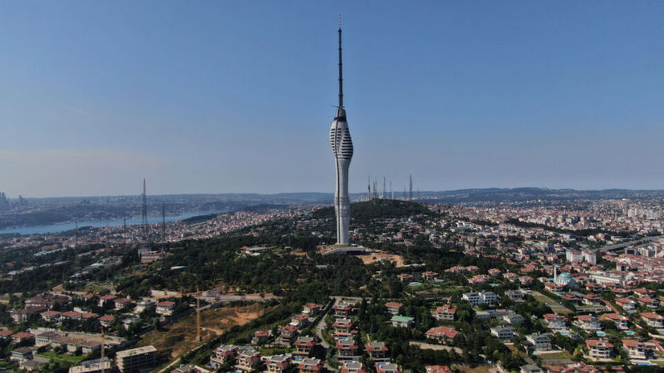 Çamlıca Kulesi'nde sona doğru