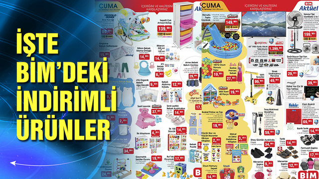 BİM aktüel ürünler kataloğu