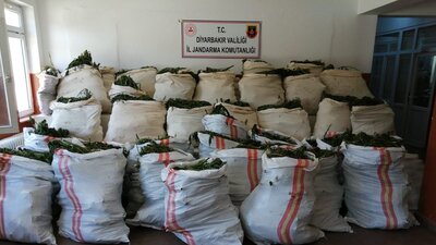 Diyarbakır'da dev operasyonlar! 3 ton esrar ele geçirildi