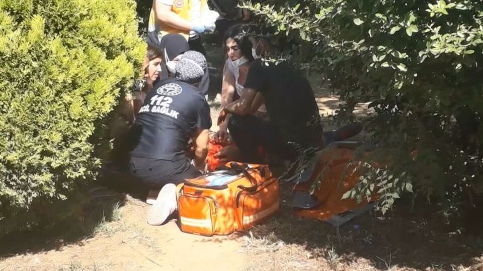 Parkta eski koca dehşeti!