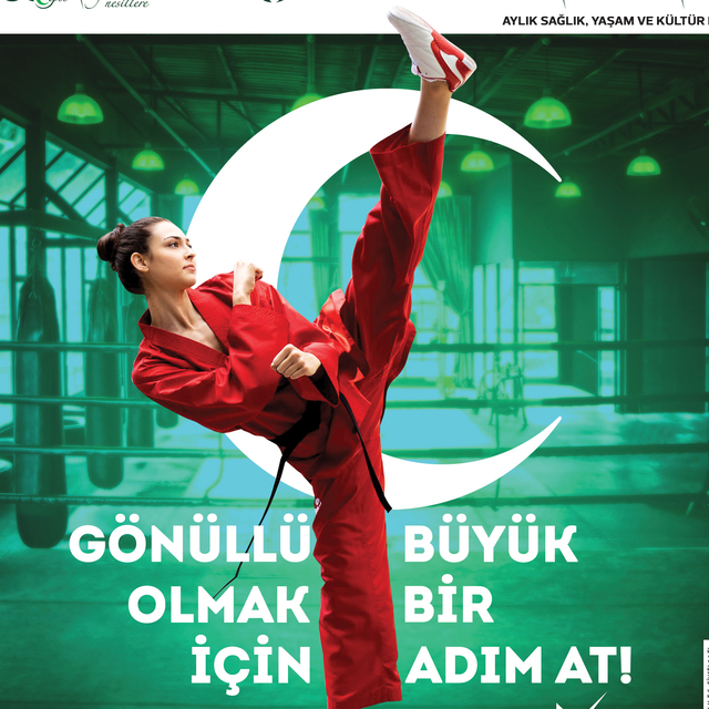 Yeşilay Dergisi'nin kapağına İrem Yaman imzası