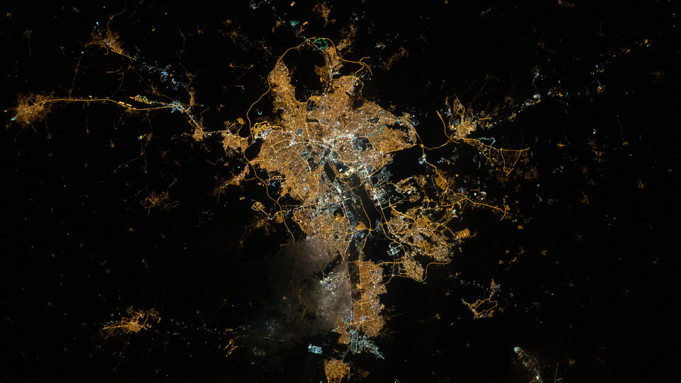 NASA bu notla paylaştı... Uzaydan Ankara!