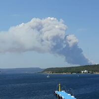 Gelibolu Yarımadası'nda orman yangını