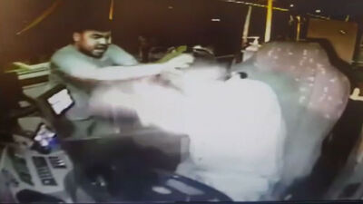 Şoföre 'maske' dayağı!