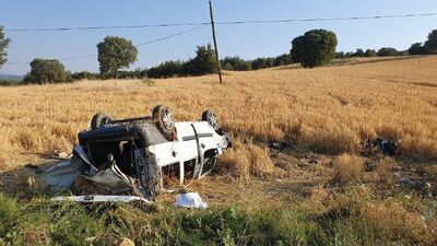 Cenaze yolunda feci kaza!