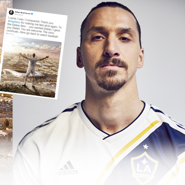 Zlatan yine yaptı yapacağını!