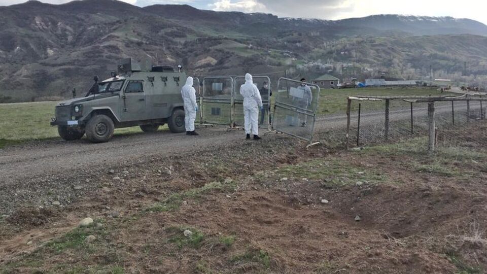 Bingöl'de bir köy karantinaya alındı
