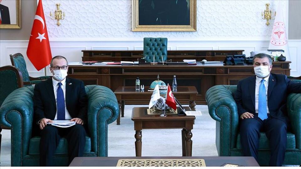 Bakan Koca, DSÖ Avrupa Bölge Direktörü Kluge ile bir araya geldi