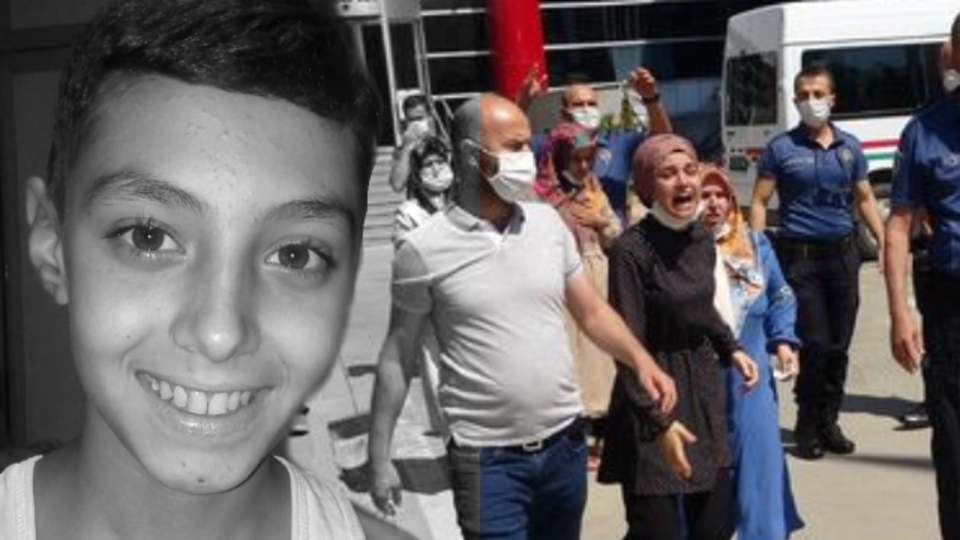 Vahşice öldürülen Hüseyin'in davasında gerginlik