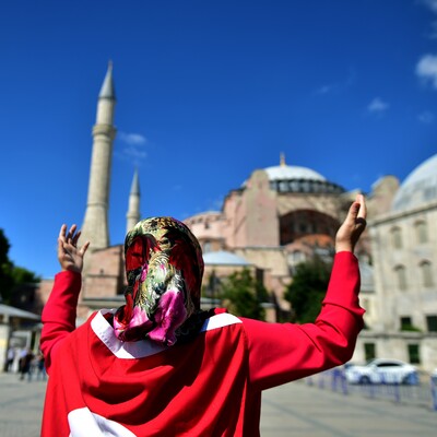 Danıştay'ın kararının ardından Ayasofya'ya koştular