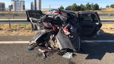 Başkent'te feci kaza