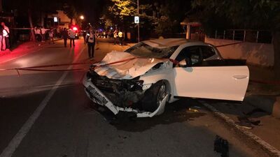 Sakarya'da feci kaza! Otomobil ile motosiklet çarpıştı