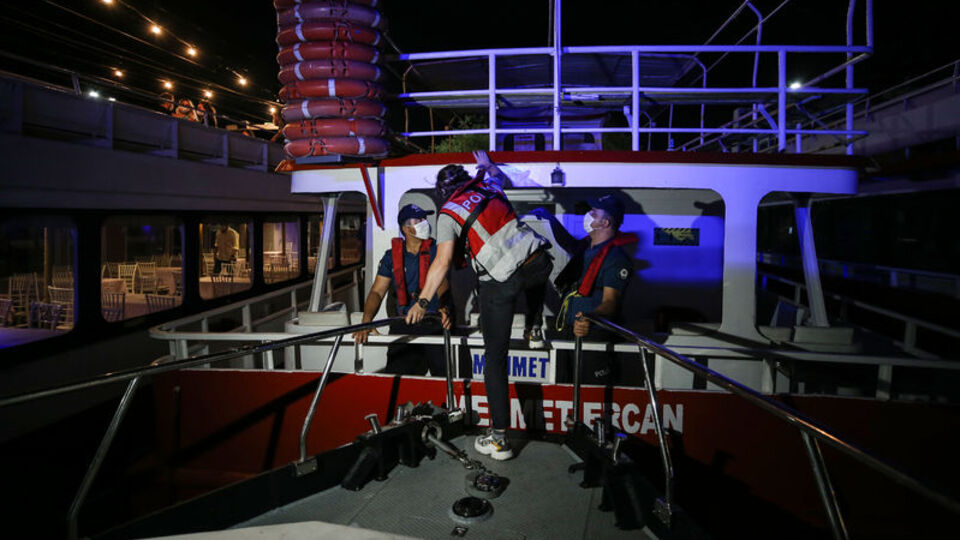 Boğaz'da korona önlemleri denetlendi