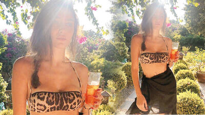 Bikinili pozuna 1 milyon beğeni