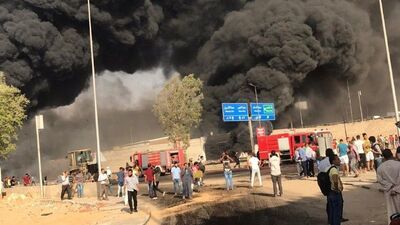 Mısır'da petrol hattında feci yangın!