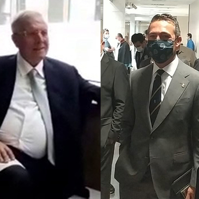 Ali Koç ve Aziz Yıldırım Çağlayan'da