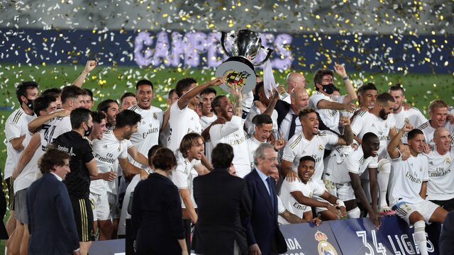 İspanya'da şampiyon Real Madrid!