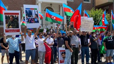 ABD'deki Azerbaycanlılardan Ermenistan protestosu