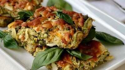 Fırında kabak mücver tarifi