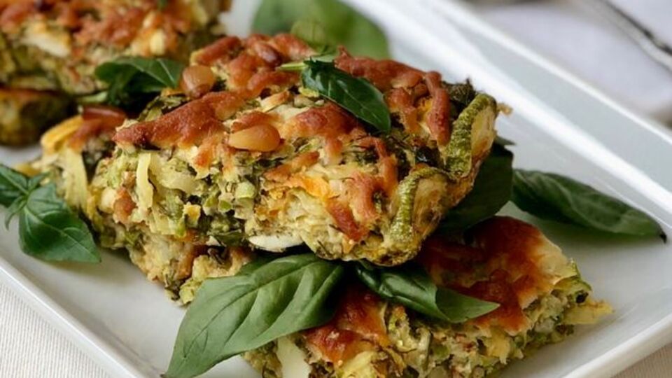 Fırında kabak mücver tarifi