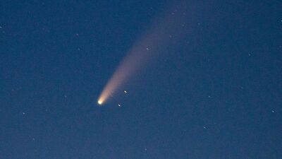 Neowise kuyruklu yıldızı böyle görüntülendi