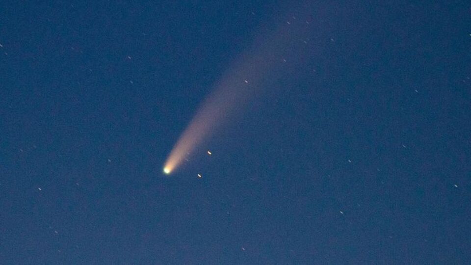 Neowise kuyruklu yıldızı böyle görüntülendi