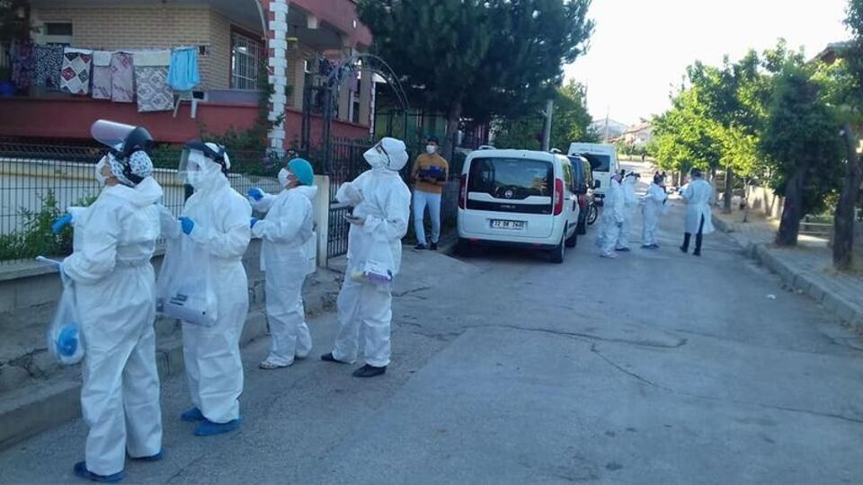 Isparta'da 40 daire karantinaya alındı