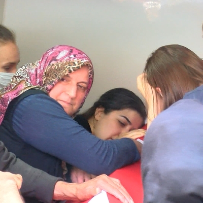 Bağcılar'da şehit olan polis memuru için son görev