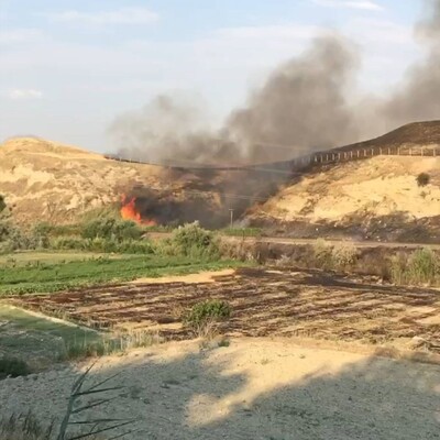 Antik kentte korkutan yangın!