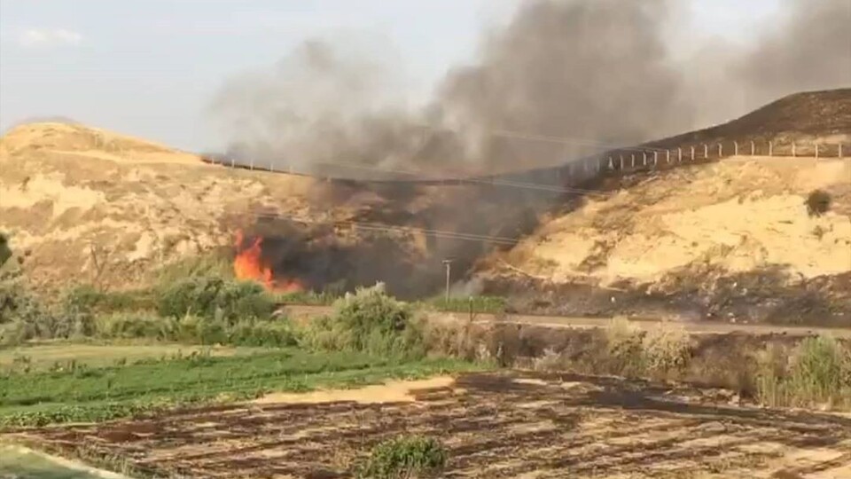 Antik kentte korkutan yangın!