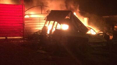 Çorum'da korkutan yangın