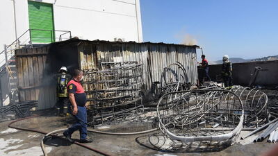 Bodrum'da korkutan yangın!