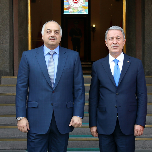 Bakan Akar, Katarlı mevkidaşı ile görüştü!