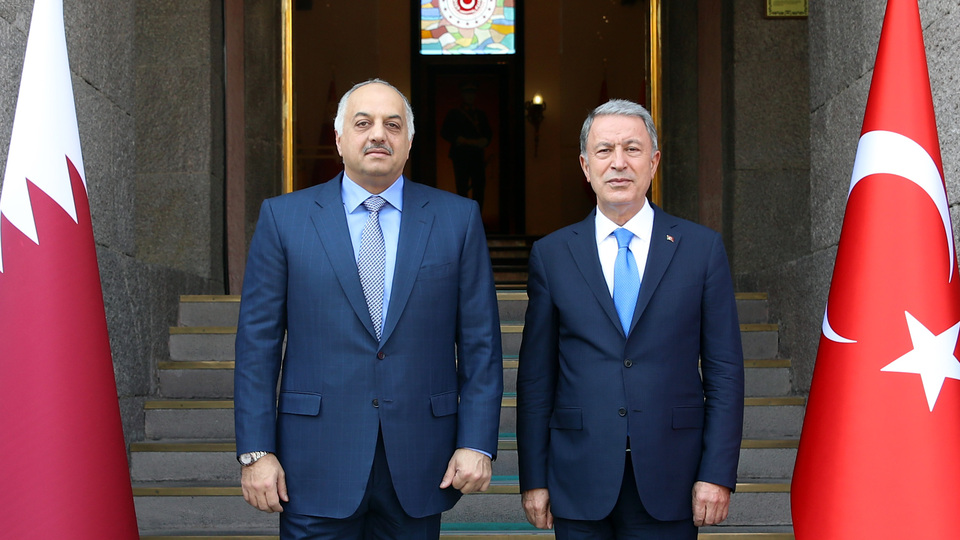 Bakan Akar, Katarlı mevkidaşı ile görüştü!