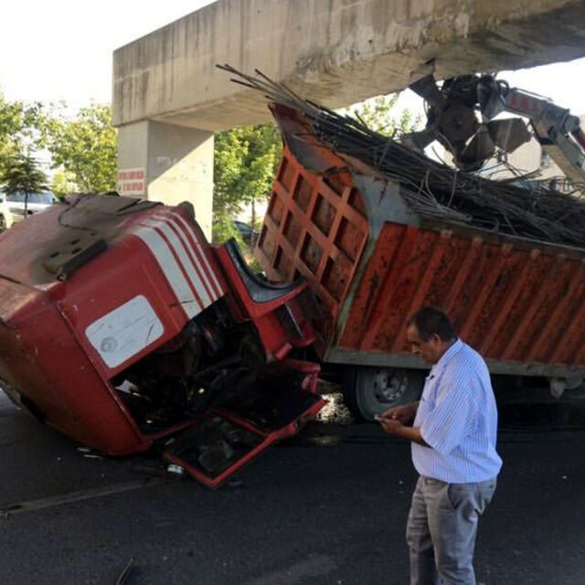 Ankara'da feci kaza!