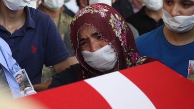 Malatya şehidini uğurladı