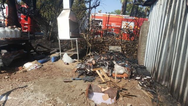 Bodrum'da korkutan yangın!