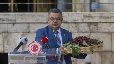 TBMM'de kirazlı basın toplantısı