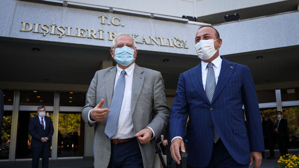 Çavuşoğlu, AB Yüksek Temsilcisi Borrell ile görüştü