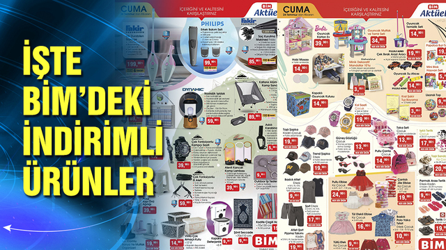 Bu haftaki BİM katalog ürünleri