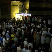 Ayasofya Camii'nde yoğunluk gece boyu sürdü