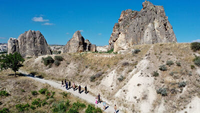 Kapadokya'nın saklı güzellikleri böyle keşfediliyor