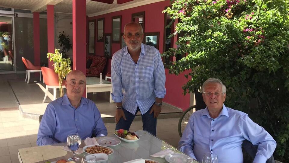 Aziz Yıldırım, Turgut Aslan ile buluştu