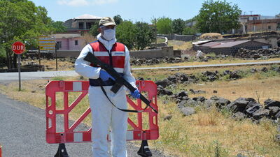 307 ev karantinaya alındı