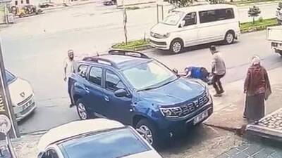 Komşu dehşetinin görüntüsü ortaya çıktı!