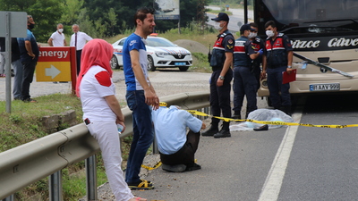 Yolcu otobüsünün çarptığı kadın hayatını kaybetti
