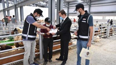 Erzurum polisinden hayvan pazarlarında "sahte para" uyarısı