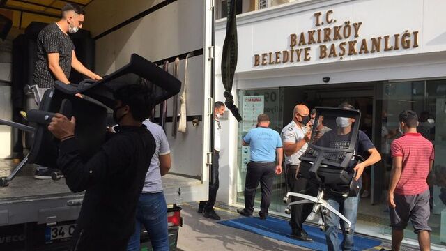 Bakırköy Belediyesi'ne haciz
